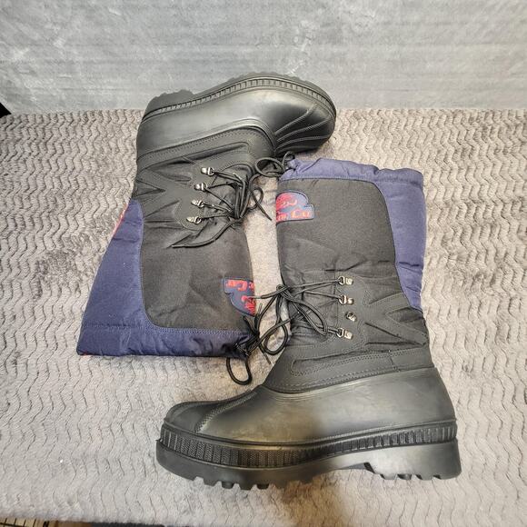 Arctic Cat Winter Snow Boots Mens Size 9 Black Waterproof Made In Canada Outdoor main image 5